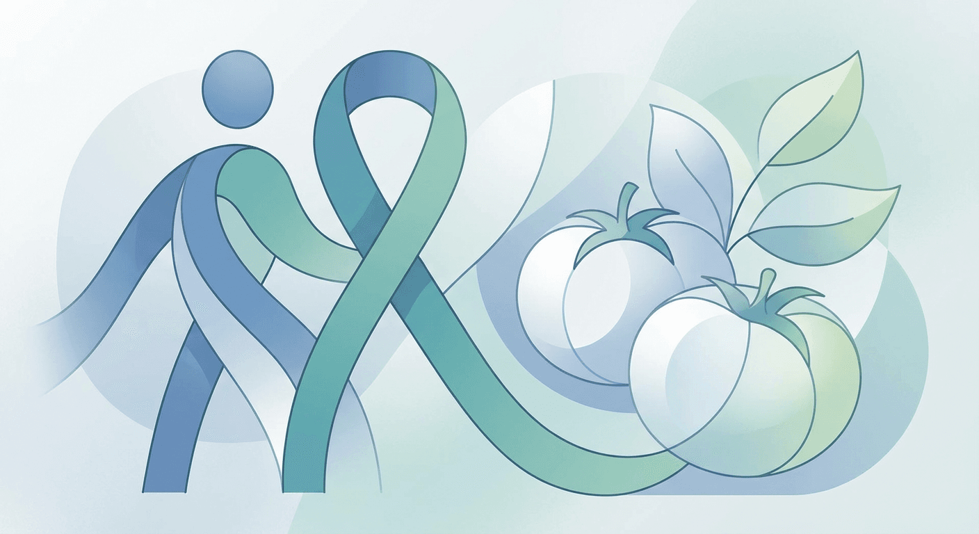 Medical illustration for 乳腺癌患者可以吃番茄吗?安全性与作用详解 - Persly Health Information