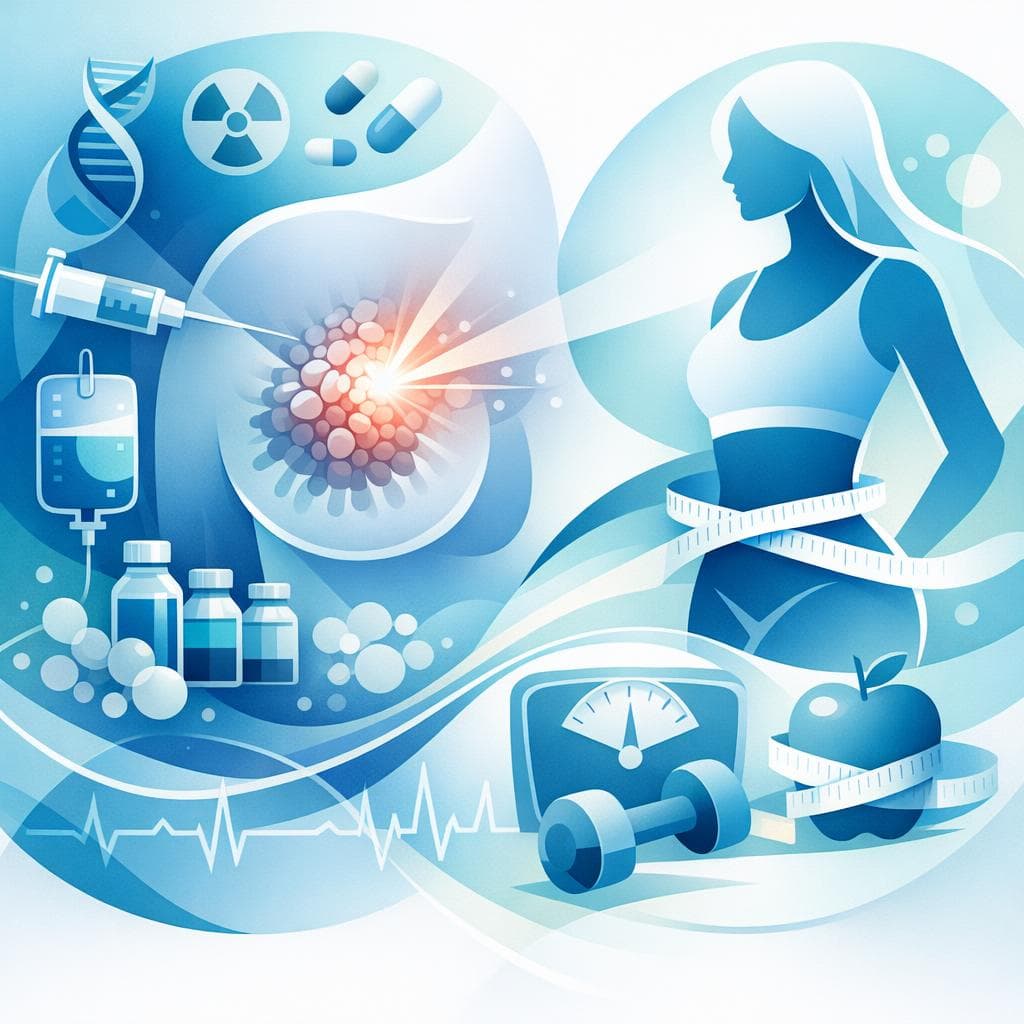 Medical illustration for Is Weight Loss Common in Breast Cancer Treatment? - Persly Health Information