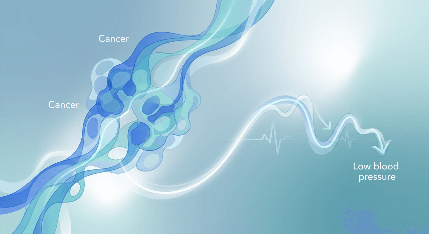 Medical illustration for Low blood pressure in cancer: what it means - Persly Health Information