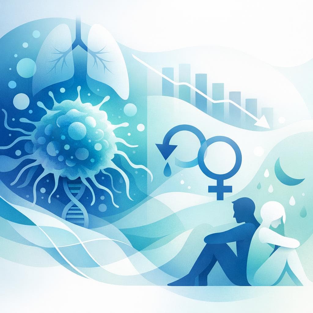 Medical illustration for Baja libido en cáncer: causas y manejo - Persly Health Information