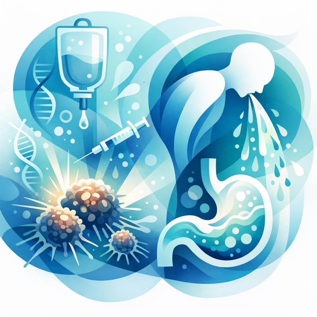 Medical illustration for Vomiting in cancer treatment: how common and managed - Persly Health Information