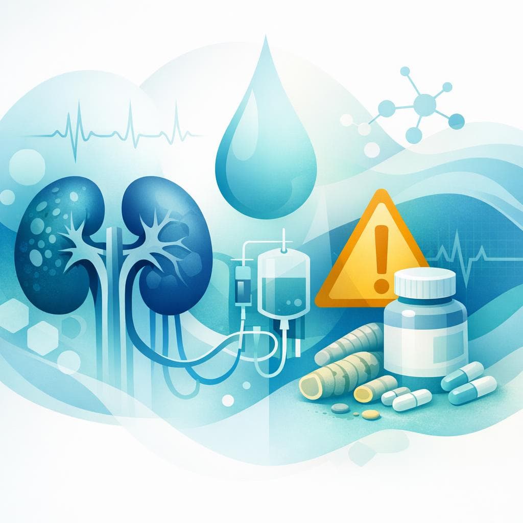 Medical illustration for Based on PubMed | Is it true that people with chronic kidney disease should avoid turmeric supplements because they can raise oxalate levels and interact with common medications? - Persly Health Information