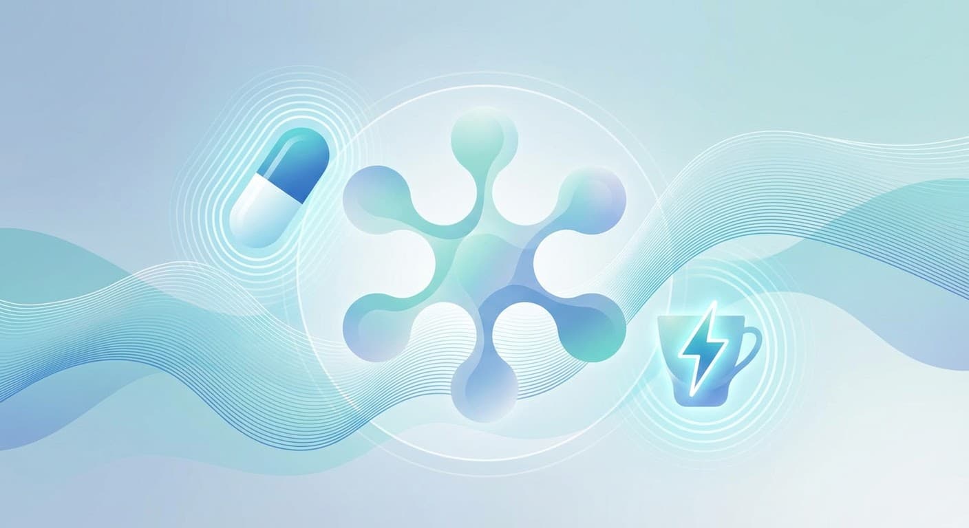 Medical illustration for Based on FDA | Is it safe to drink energy drinks while taking ciprofloxacin, or could caffeine or other ingredients interfere with the medication or increase side effects? - Persly Health Information