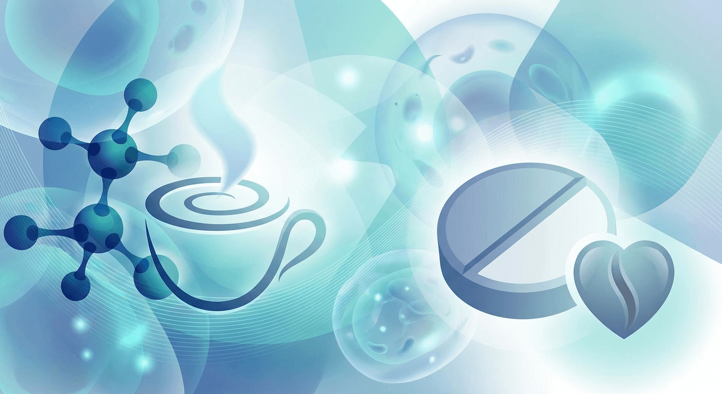 Medical illustration for Basado en EMA | ¿Es seguro beber café mientras tomo clopidogrel o puede afectar su eficacia o aumentar el riesgo de sangrado? - Persly Health Information