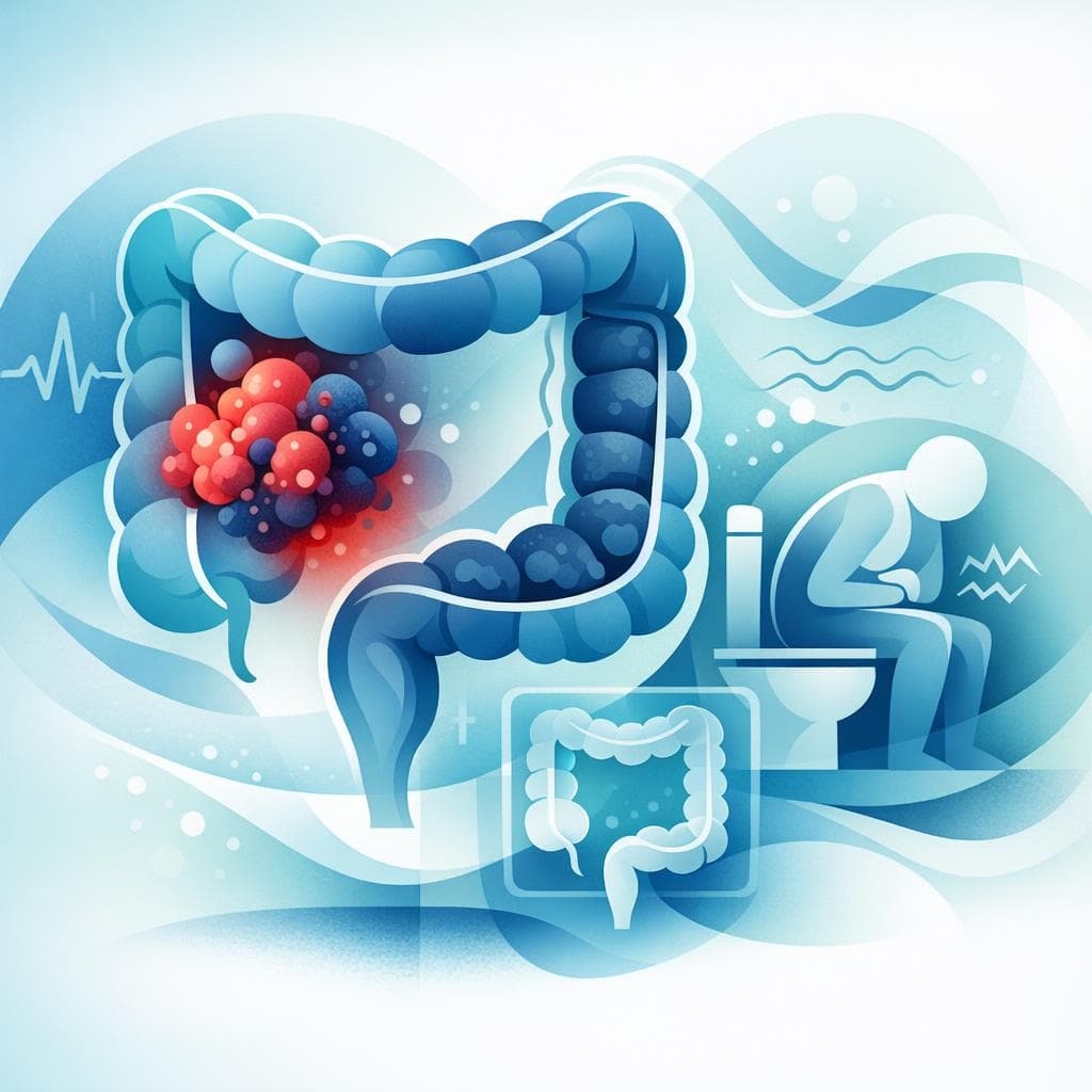 Medical illustration for ¿El estreñimiento es síntoma de cáncer de colon? - Persly Health Information
