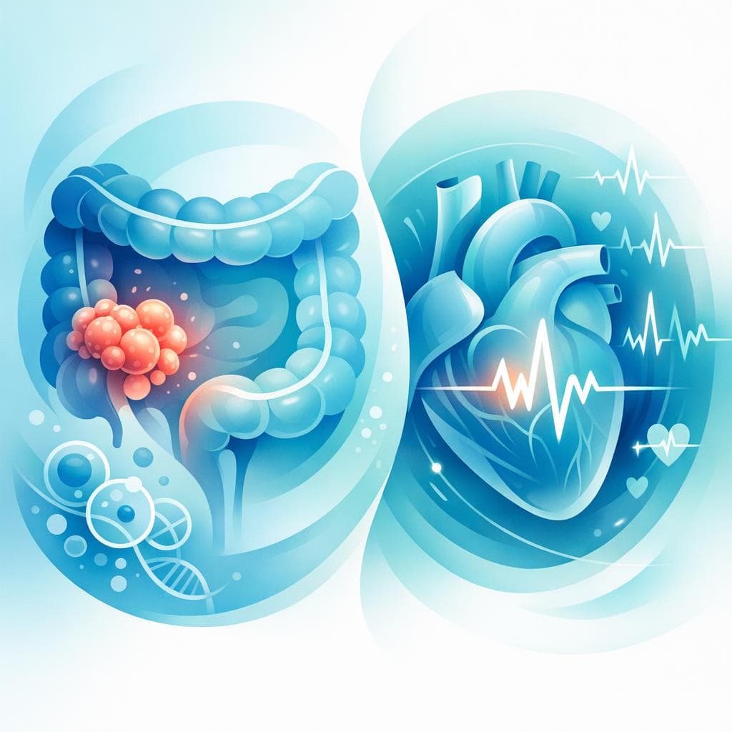 Medical illustration for Are Heart Palpitations Linked to Colon Cancer? - Persly Health Information