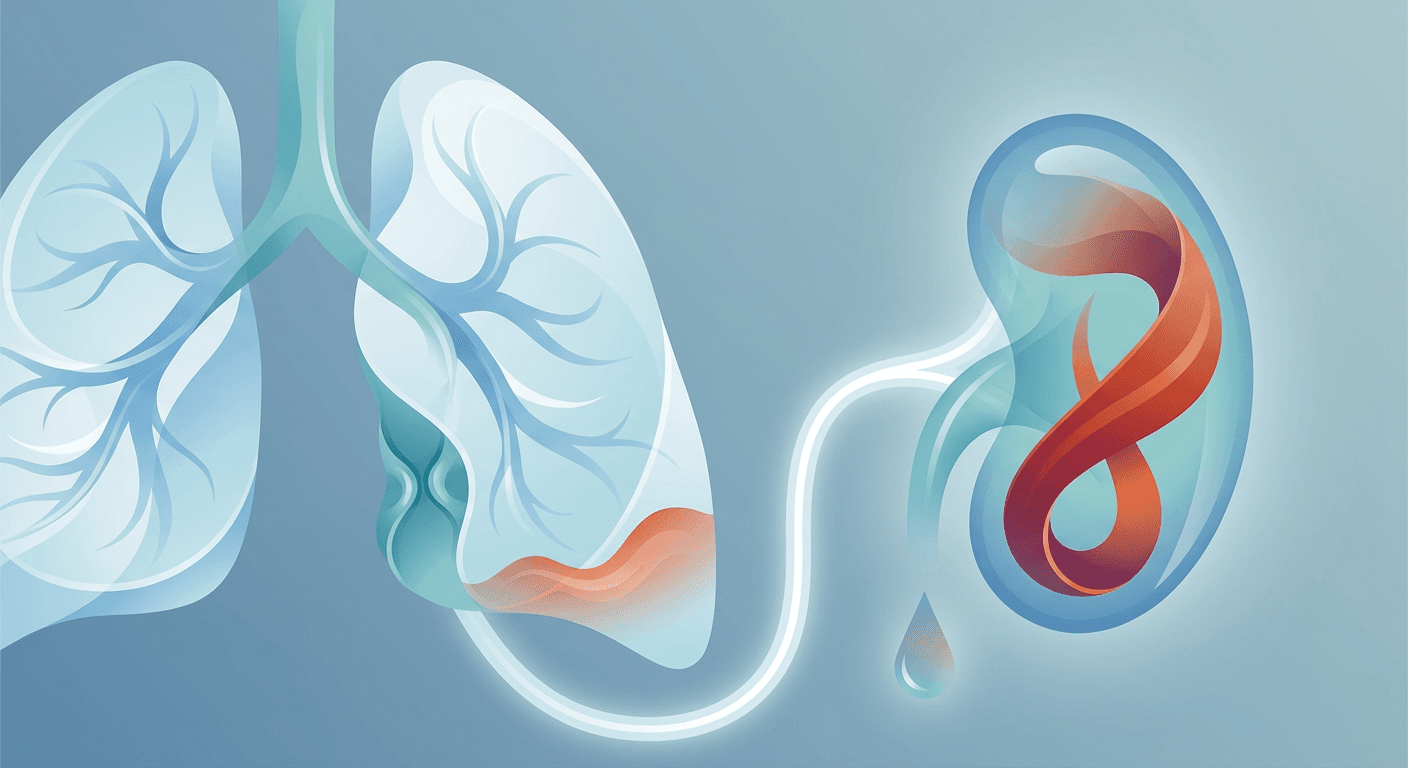 Medical illustration for Basado en NIH de EE.UU. | ¿La EPOC puede causar sangre en la orina (hematuria) y cuándo debería preocuparme por este síntoma? - Persly Health Information