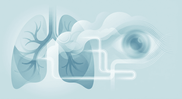 PubMed 자료 기반 | 만성폐쇄성폐질환(COPD)이 시력 저하나 시야 흐림 같은 시각 문제를 유발할 수 있나요?