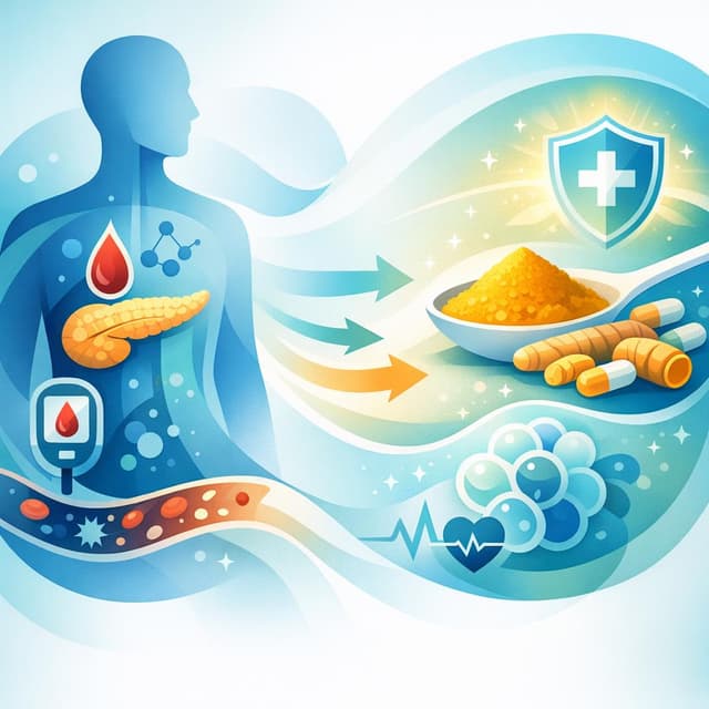 Based on PubMed | Can turmeric supplementation improve glycemic control and relieve symptoms like neuropathy in people with diabetes?