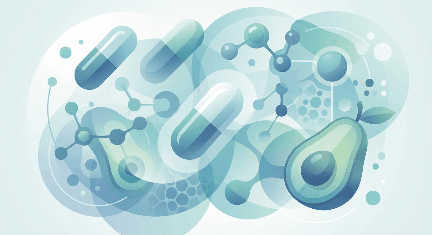 Medical illustration for Basado en OMS | ¿Puedo comer aguacate mientras tomo doxiciclina o existe alguna interacción que reduzca la eficacia del antibiótico? - Persly Health Information