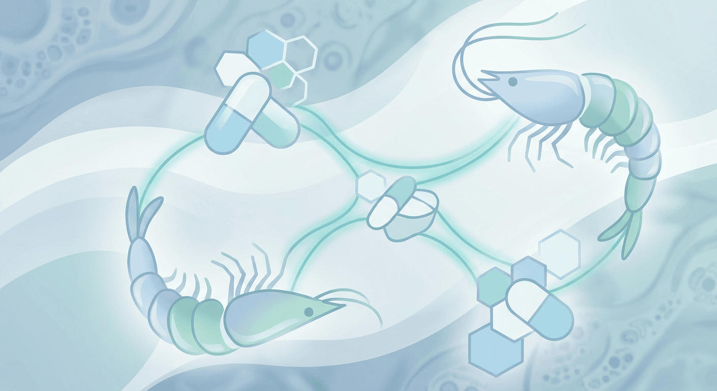 Medical illustration for PubMedの資料に基づく | エビ(甲殻類)アレルギーがありますが、ドキシサイクリンを服用しても大丈夫ですか? - Persly Health Information