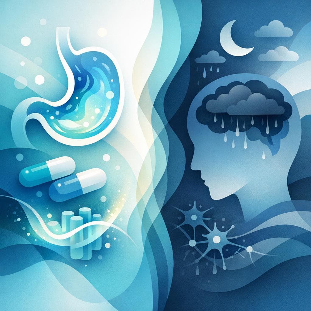 Medical illustration for Based on NIH | Is depression a known side effect of omeprazole, and how common is it? - Persly Health Information