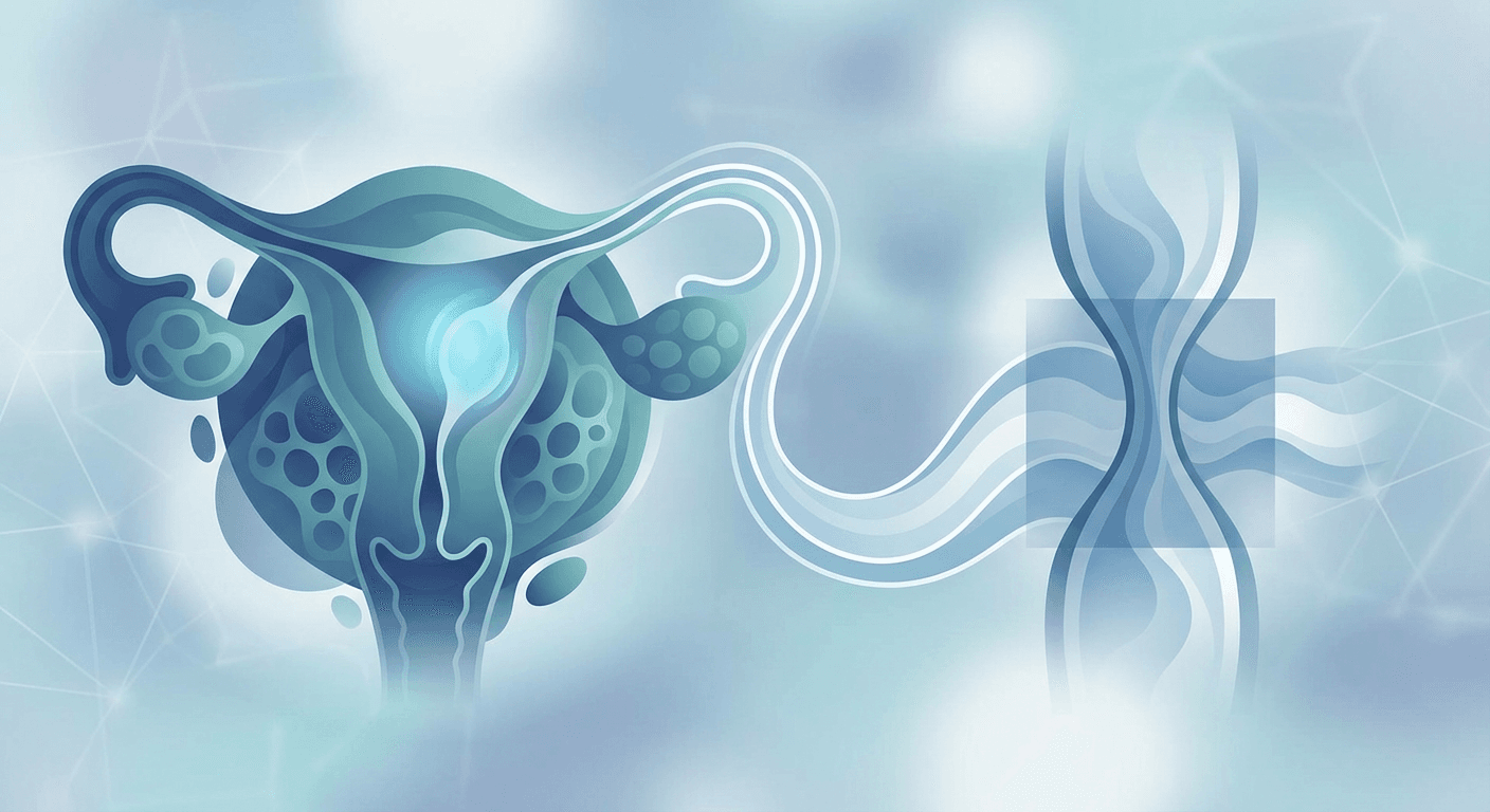 Medical illustration for Based on Mayo Clinic | Can endometrial cancer cause difficulty swallowing, and what mechanisms might explain this symptom? - Persly Health Information