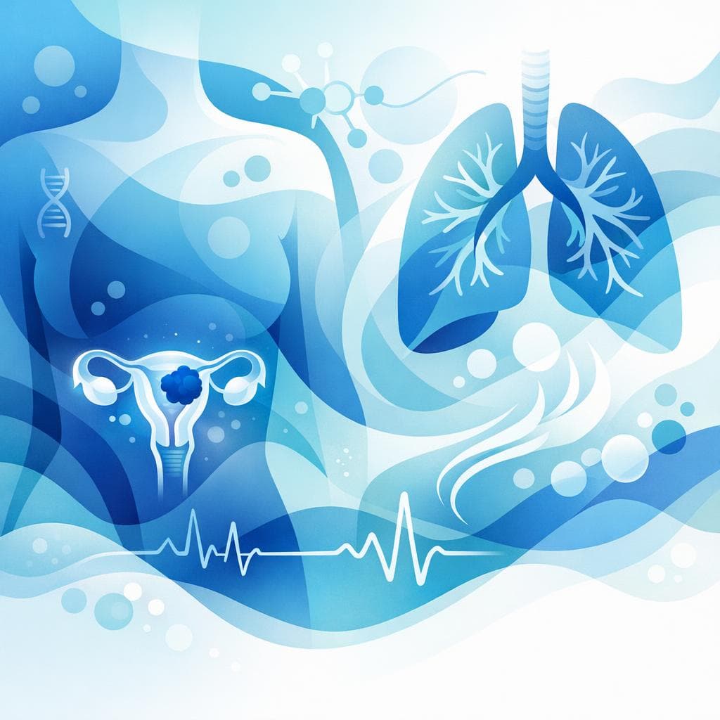 Medical illustration for PubMedの資料に基づく | 子宮内膜がんの初期症状に息切れは含まれますか? - Persly Health Information