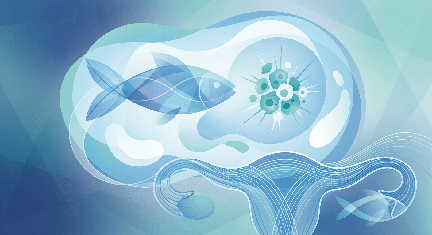 Medical illustration for 米国CDCの資料に基づく | 魚をよく食べると子宮体がんの発症リスクが低下するというのは本当ですか? - Persly Health Information