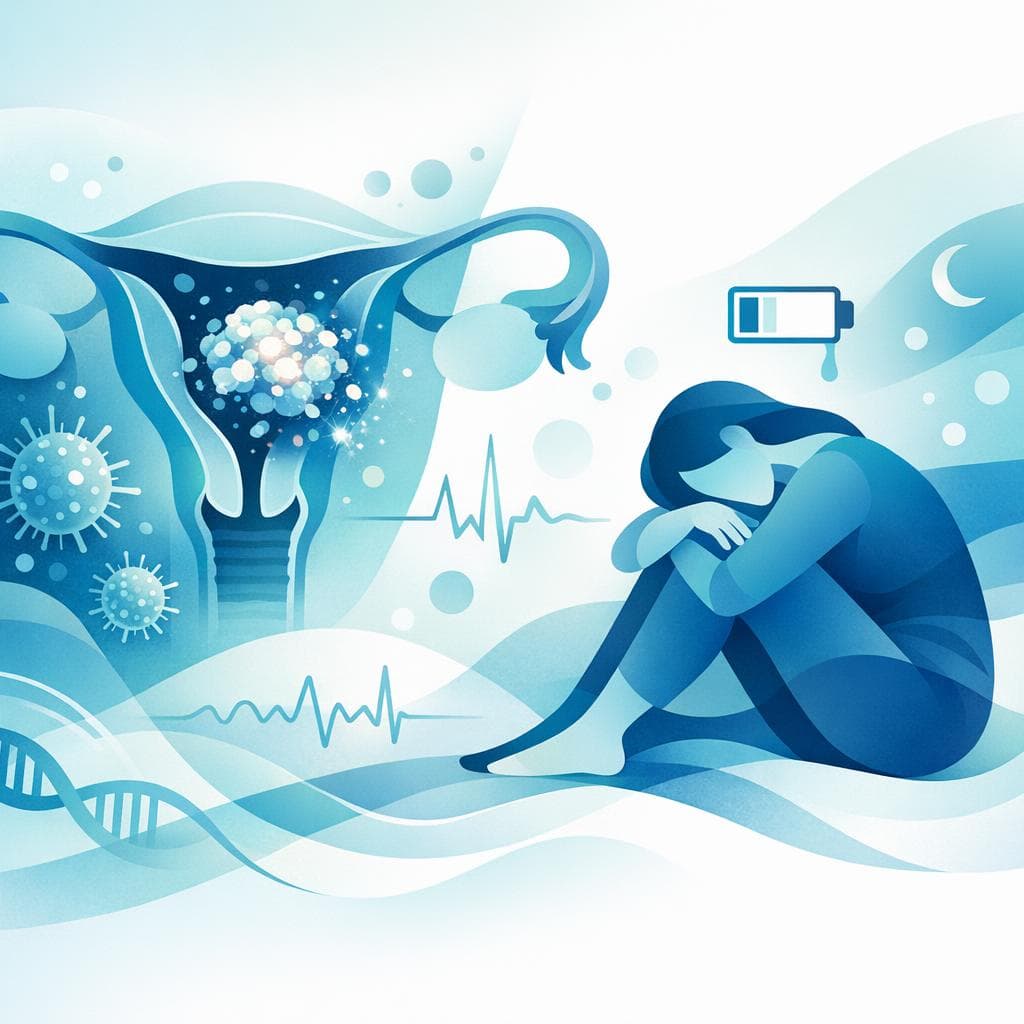 Medical illustration for Based on PubMed | Is persistent fatigue a common symptom of endometrial cancer, and when should it prompt medical evaluation? - Persly Health Information