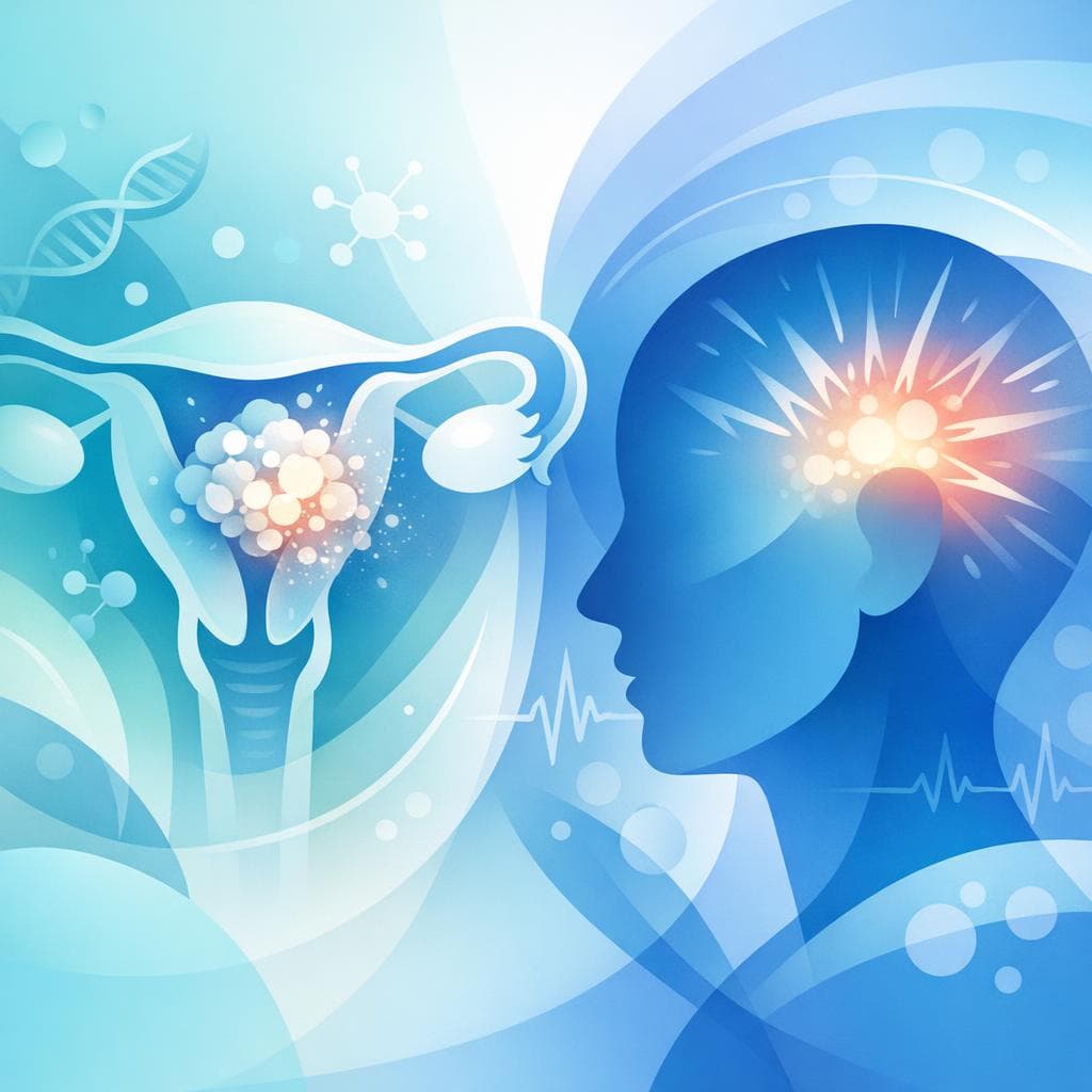 Medical illustration for Based on PubMed | Can a persistent headache be a symptom of endometrial cancer? - Persly Health Information