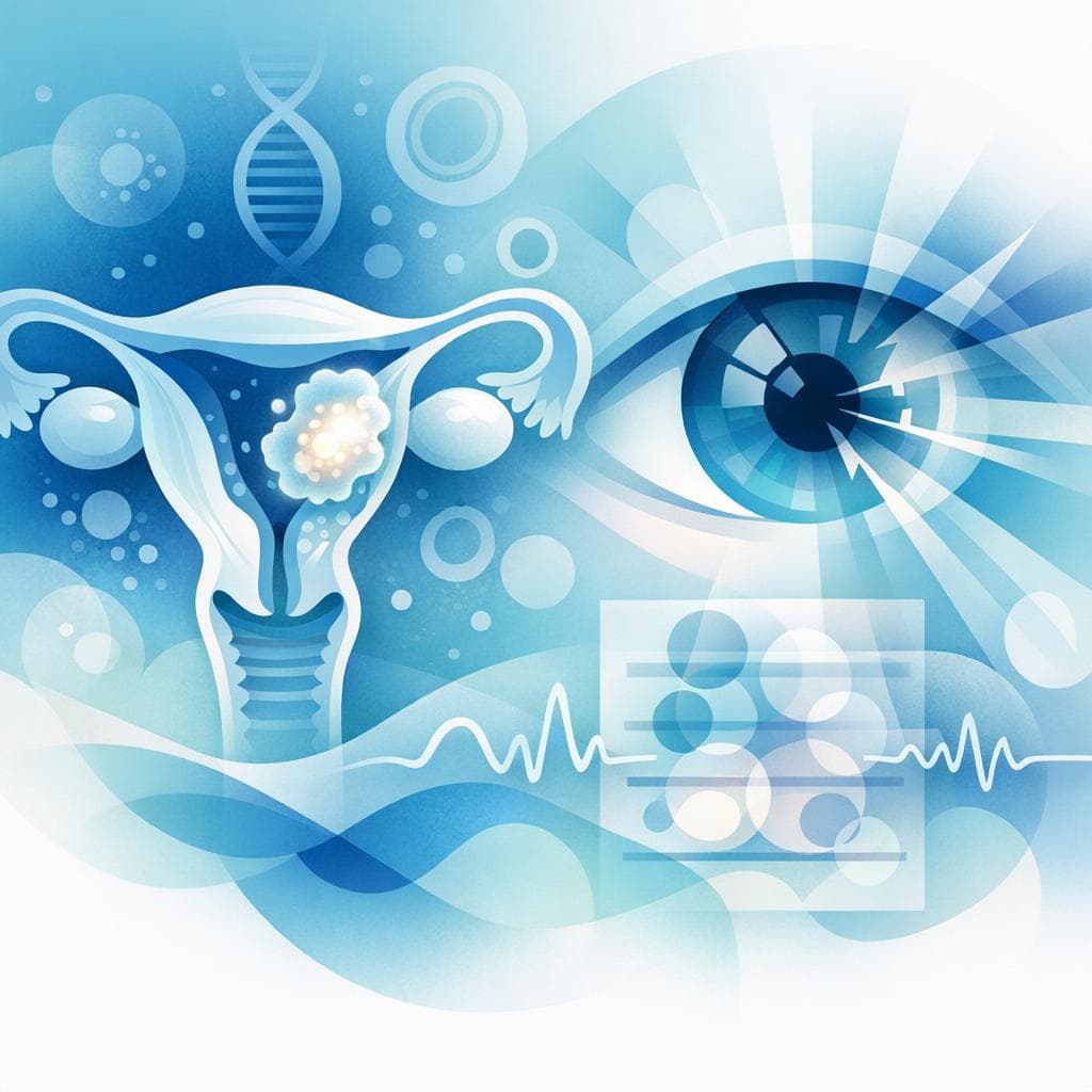 Medical illustration for Based on PubMed | Can sudden vision problems be a symptom of endometrial cancer? - Persly Health Information