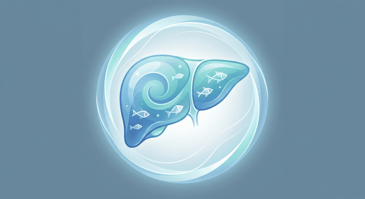 Medical illustration for PubMedの資料に基づく | 魚を多く食べると脂肪肝の予防や改善に効果があるというのは本当ですか? - Persly Health Information