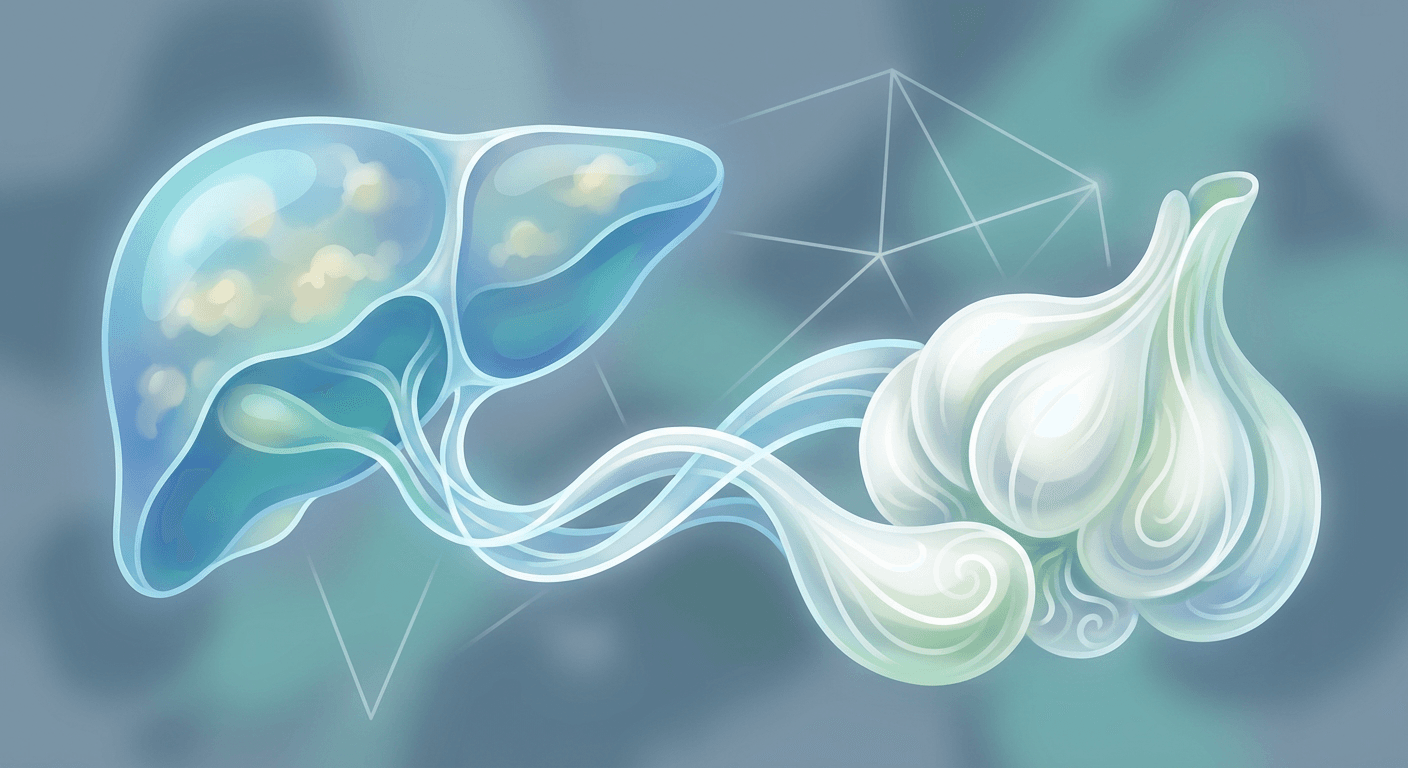 Medical illustration for PubMedの資料に基づく | ニンニクの摂取で脂肪肝が改善するというのは事実ですか? - Persly Health Information