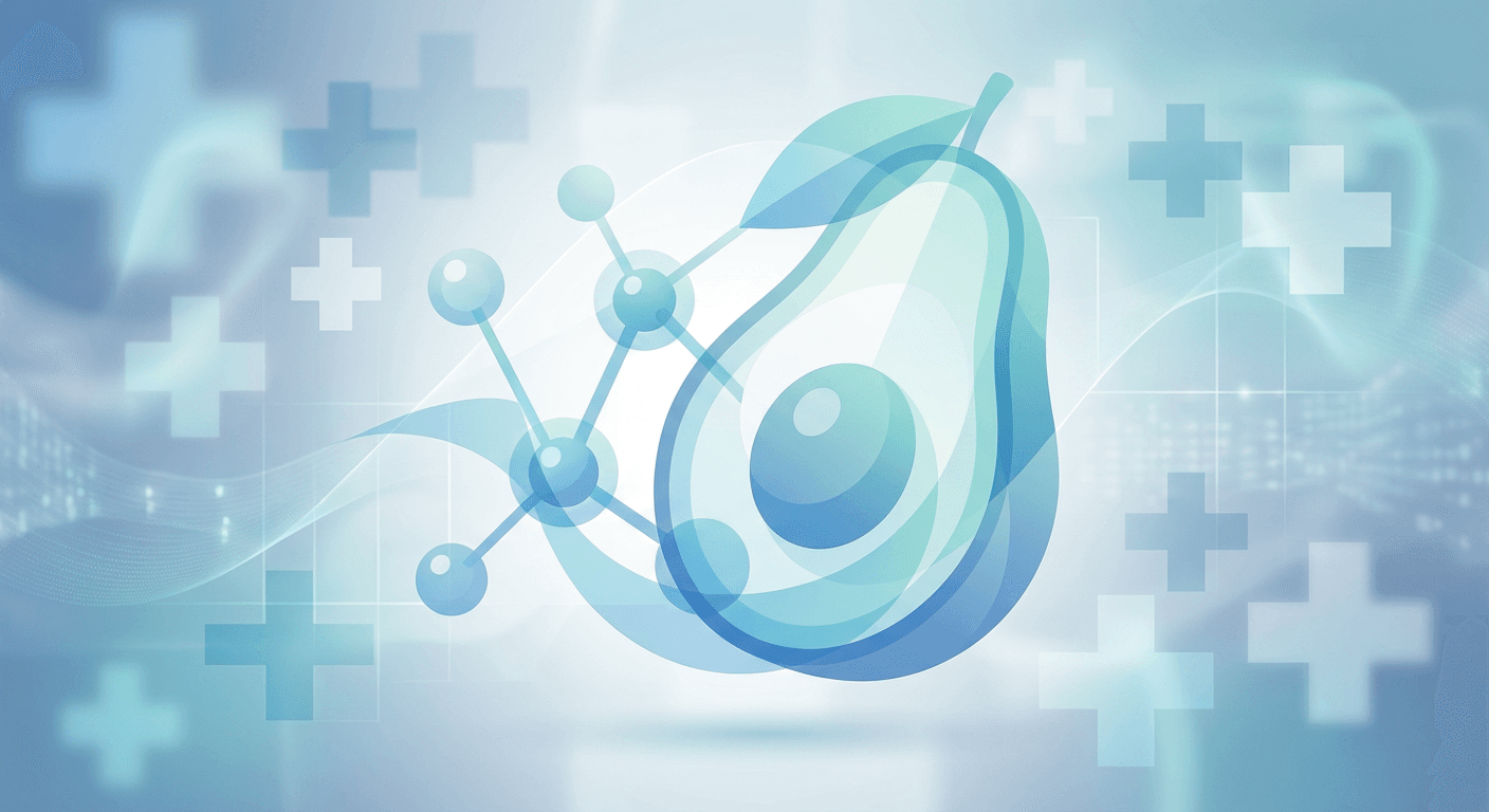 Medical illustration for PubMed 자료 기반 | 플루옥세틴 복용 중 아보카도 섭취가 약물과 상호작용을 일으키거나 부작용 위험을 높일까요? - Persly Health Information