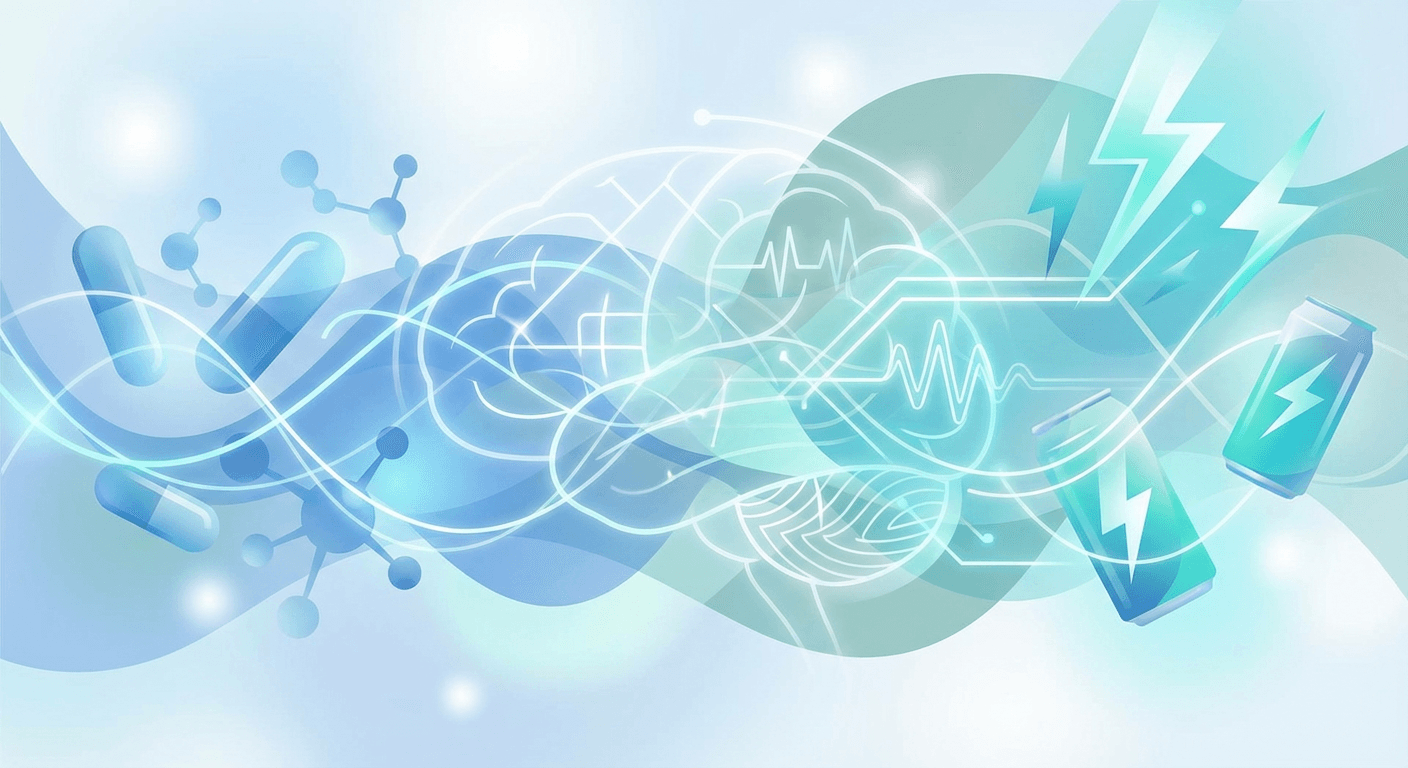 Medical illustration for Basado en OMS | ¿Es seguro tomar bebidas energéticas mientras estoy tomando fluoxetina? - Persly Health Information