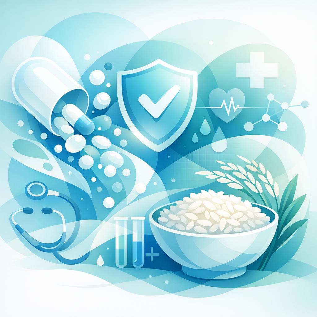 Medical illustration for Based on NIH | Is it safe to take gabapentin every day, and does eating rice daily affect its absorption or side effects? - Persly Health Information