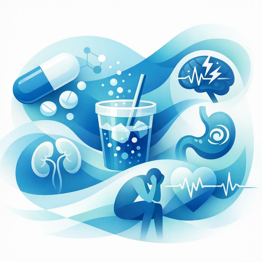 Medical illustration for Based on NIH | Does drinking soda increase the risk or severity of gabapentin side effects? - Persly Health Information