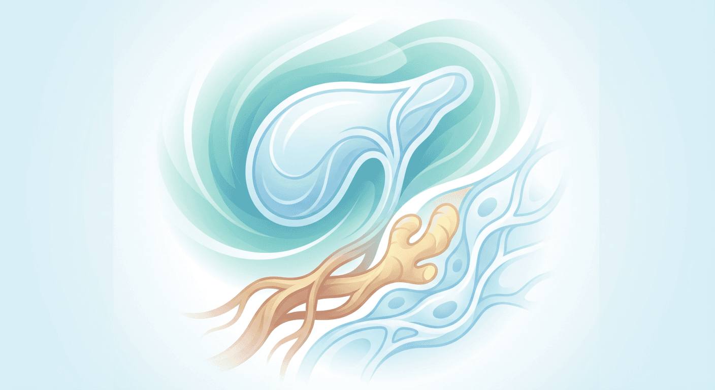 Medical illustration for Basado en PubMed | ¿El consumo de jengibre reduce el riesgo de cáncer de vesícula biliar? - Persly Health Information