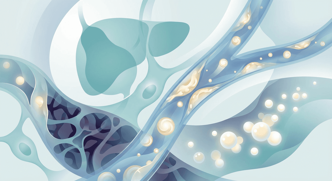 Medical illustration for 基于美国NIH资料 | 确诊胆囊癌后,血液化验总胆固醇偏高意味着什么,是否与肿瘤本身或胆汁淤积、胆道梗阻相关,需要进一步做哪些检查确认? - Persly Health Information