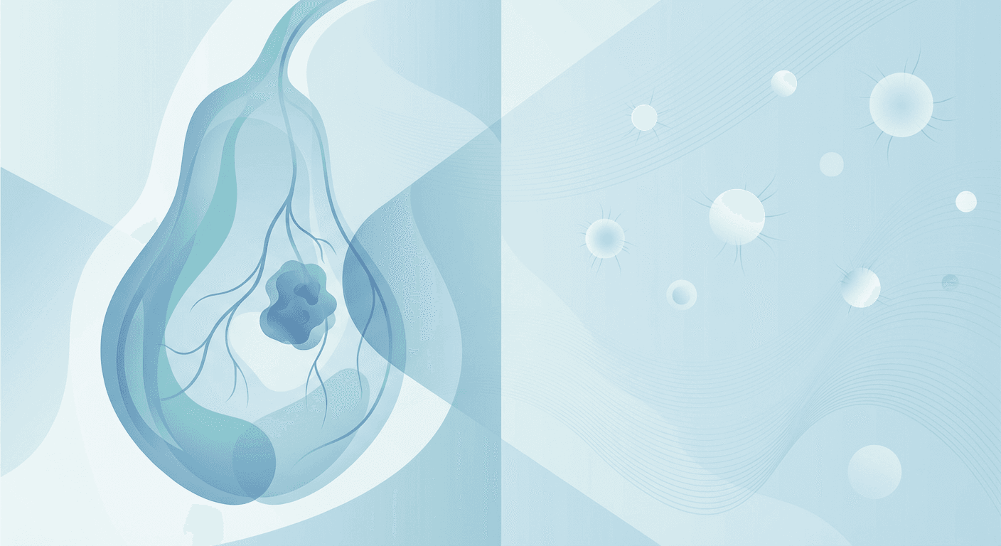 Medical illustration for 米国NIHの資料に基づく | 胆嚢癌の診断後、血液検査で白血球数が低いという結果が出た場合、考えられる原因と追加で行うべき検査は何ですか? - Persly Health Information