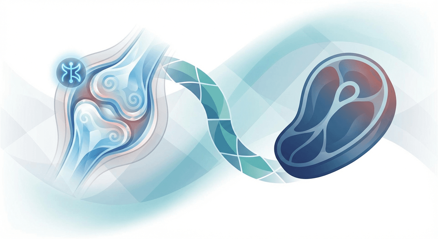 Medical illustration for 米国CDCの資料に基づく | 赤身肉を食べると痛風が悪化するのは本当ですか? - Persly Health Information