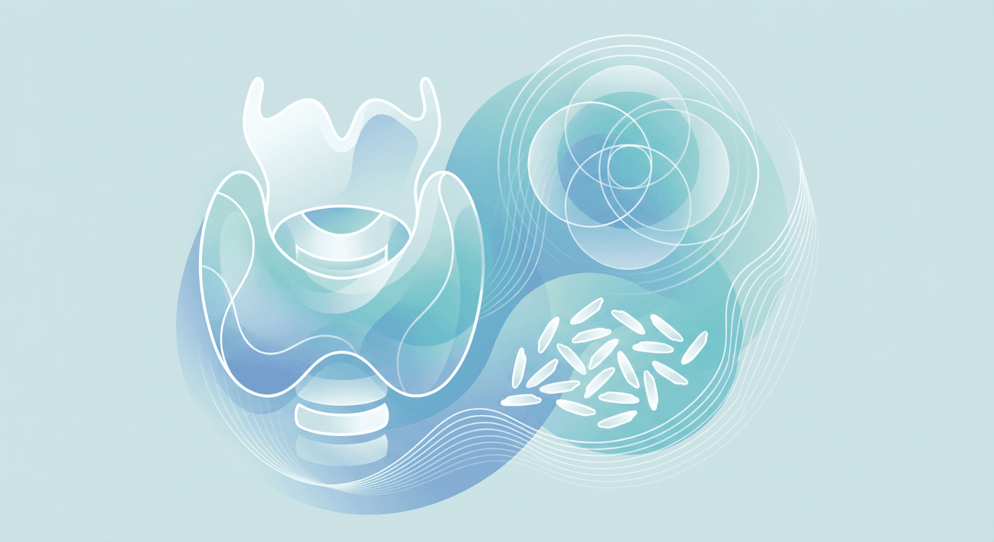 Medical illustration for Based on PubMed | Is it true that people with Hashimoto's thyroiditis should avoid rice because it contains gluten and can trigger autoimmune flares? - Persly Health Information