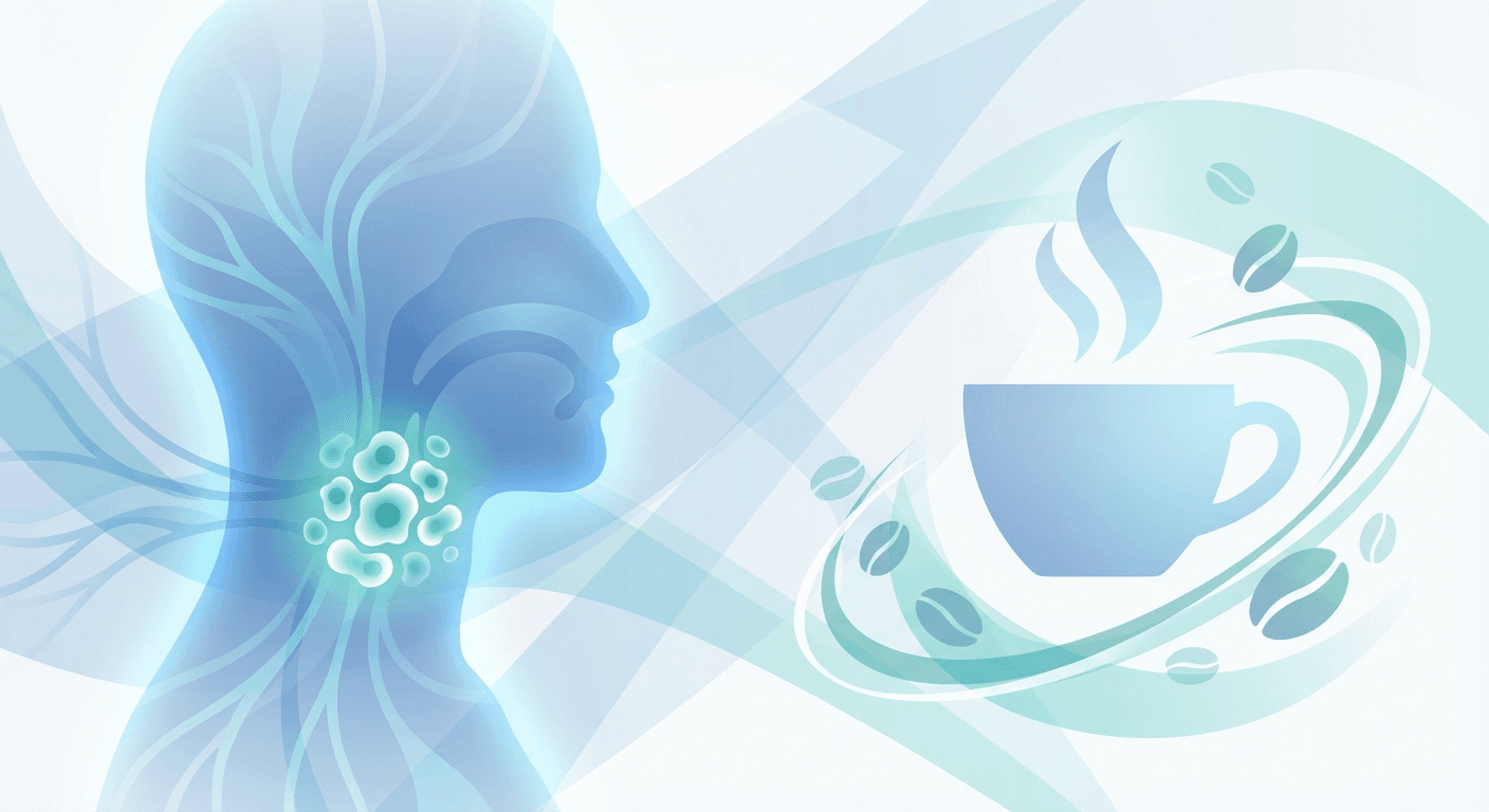 Medical illustration for Based on NIH | Does drinking coffee increase the risk of head and neck cancer? - Persly Health Information
