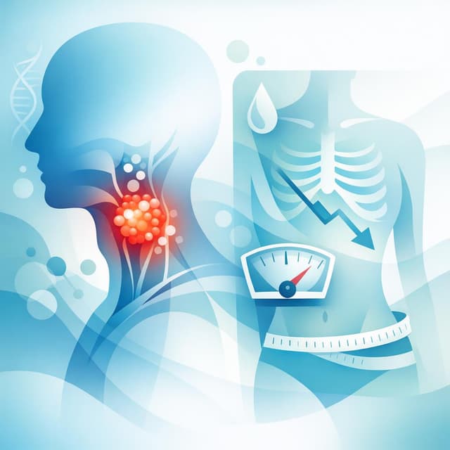 Basado en PubMed | ¿La pérdida de peso involuntaria puede ser un signo temprano de cáncer de cabeza y cuello y qué otros síntomas iniciales son comunes?