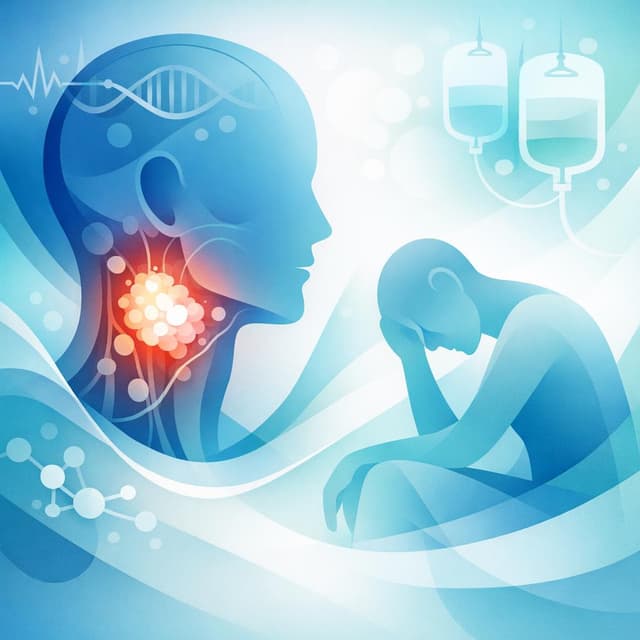 Basado en PubMed | ¿Qué tan frecuente es la fatiga en el cáncer de cabeza y cuello en estadio avanzado y cuáles son sus posibles causas?