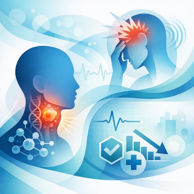 Basado en PubMed | En el cáncer de cabeza y cuello, ¿qué implica la presencia de dolor de cabeza y cómo se relaciona con el pronóstico?