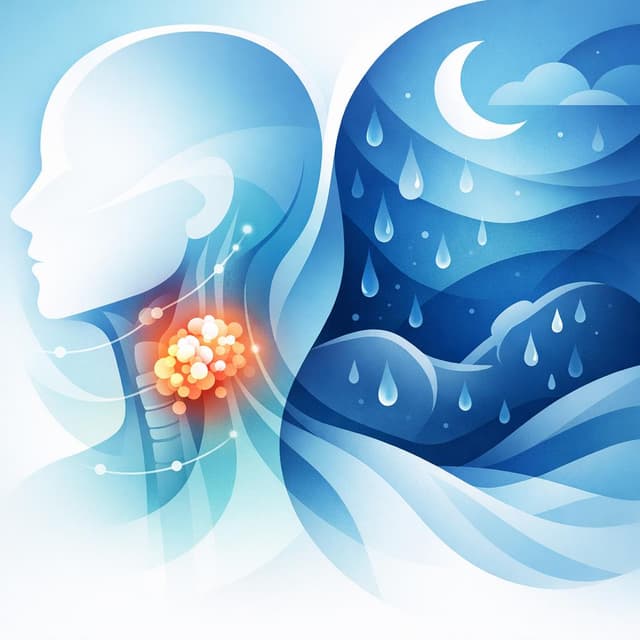 Basado en NIH de EE.UU. | ¿Los sudores nocturnos son un síntoma frecuente en etapas avanzadas del cáncer de cabeza y cuello y qué pueden indicar sobre la progresión de la enfermedad?