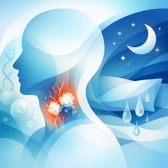 Basado en NIH de EE.UU. | ¿Los sudores nocturnos pueden ser un signo temprano de cáncer de cabeza y cuello?