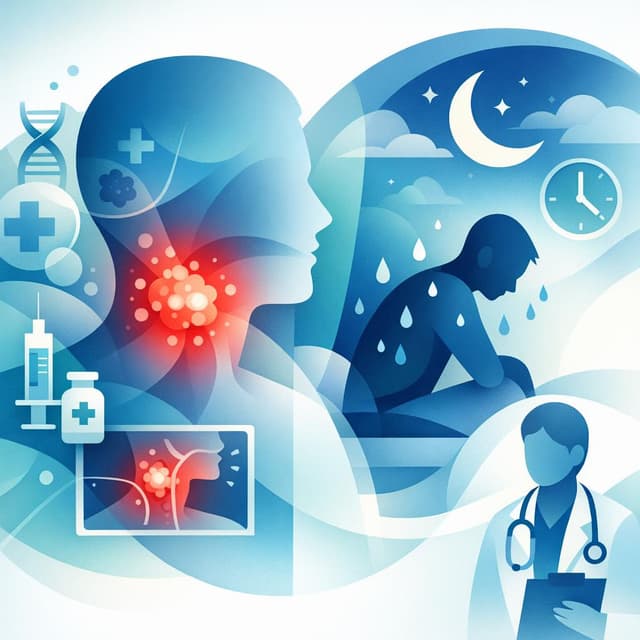 Basado en PubMed | ¿Cuándo debo consultar a un médico por sudores nocturnos si me preocupa el cáncer de cabeza y cuello?