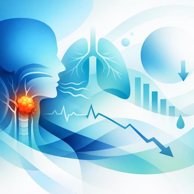 Basado en PubMed | En el cáncer de cabeza y cuello, ¿la falta de aire (disnea) es un signo de progresión de la enfermedad y cómo influye en el pronóstico?
