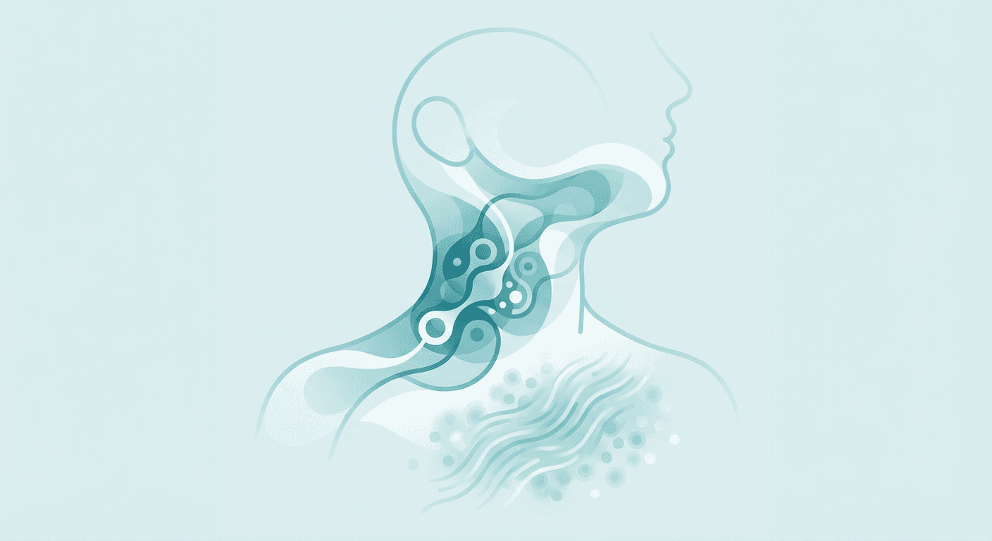 Medical illustration for Based on PubMed | Is a skin rash a symptom of head and neck cancer, and what features would warrant medical evaluation? - Persly Health Information