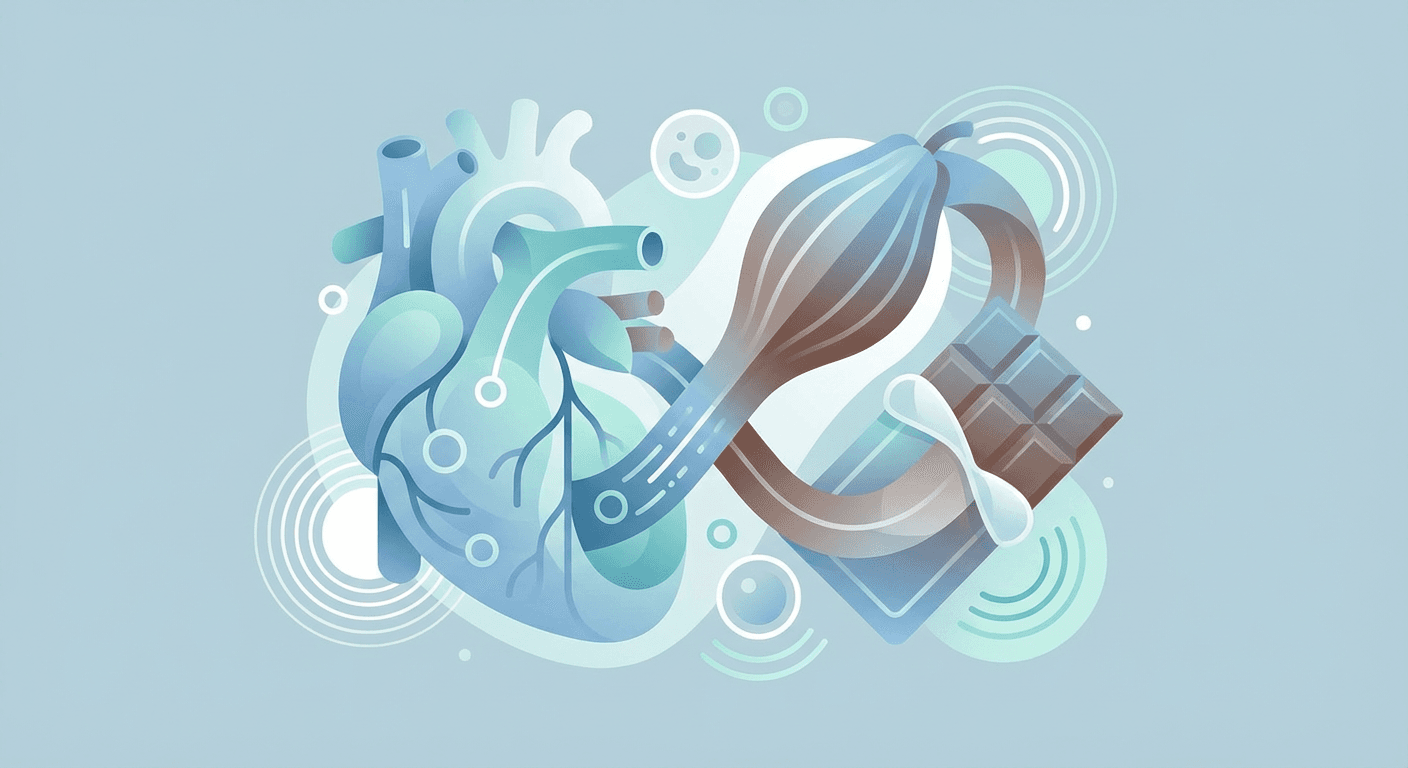 Medical illustration for Basado en NIH de EE.UU. | ¿Es cierto que comer chocolate negro reduce el riesgo de enfermedad cardíaca? - Persly Health Information