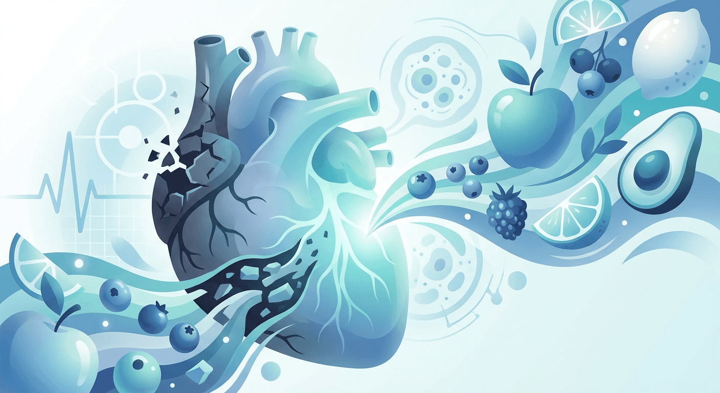 Medical illustration for Basado en PubMed | ¿Es cierto que comer fruta a diario reduce el riesgo de enfermedad cardíaca? - Persly Health Information