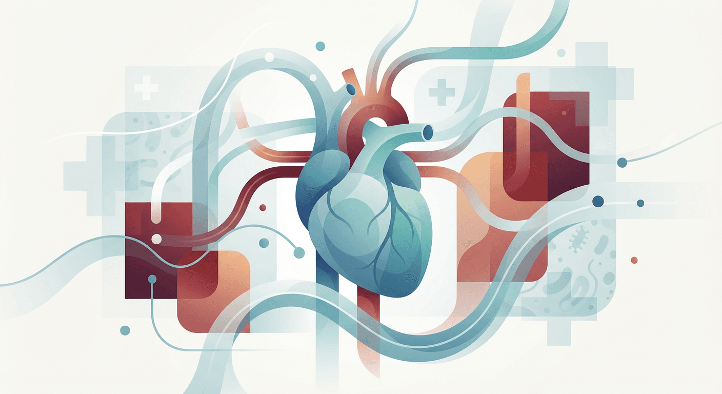 Medical illustration for Basado en PubMed | ¿El consumo regular de carne roja aumenta el riesgo de enfermedad cardíaca? - Persly Health Information