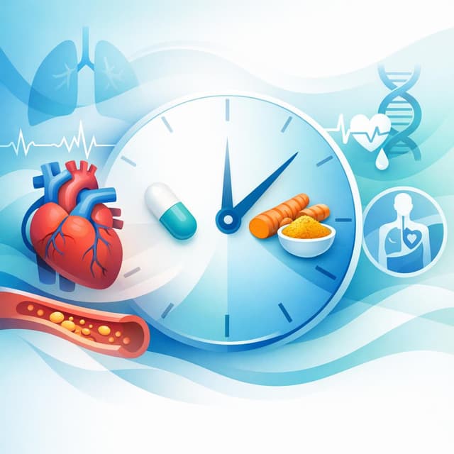 Based on PubMed | Is there evidence that taking turmeric before bed reduces the risk of heart disease?