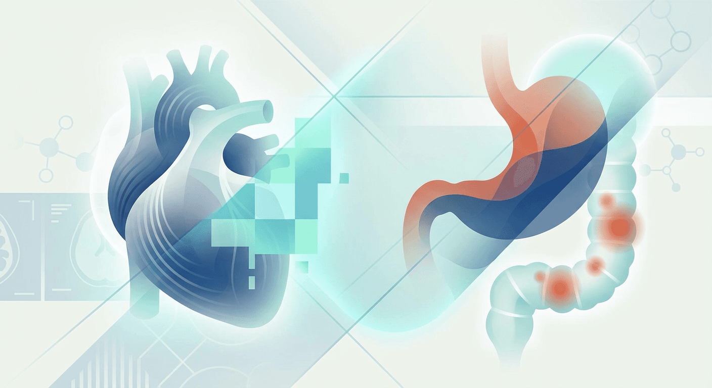 Medical illustration for Basado en NIH de EE.UU. | ¿Qué puede significar la aparición de sangre en las heces en una persona con insuficiencia cardíaca y cuándo requiere atención médica urgente? - Persly Health Information