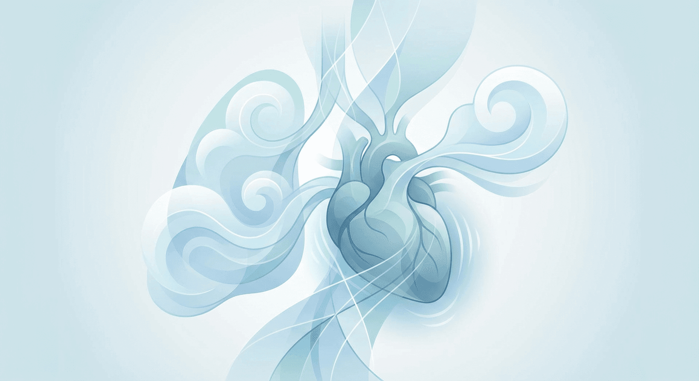 Medical illustration for Basado en NIH de EE.UU. | ¿Por qué la insuficiencia cardíaca provoca dificultad para respirar (disnea) y cuáles son sus características típicas? - Persly Health Information