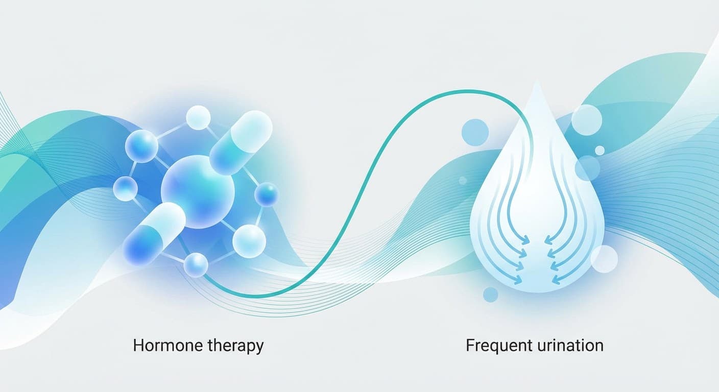 Medical illustration for ¿La terapia hormonal causa micción frecuente? - Persly Health Information