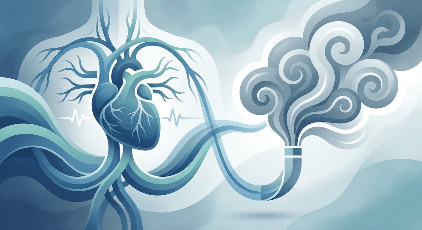 Medical illustration for Based on PubMed | Does smoking increase the risk of developing hypertension? - Persly Health Information